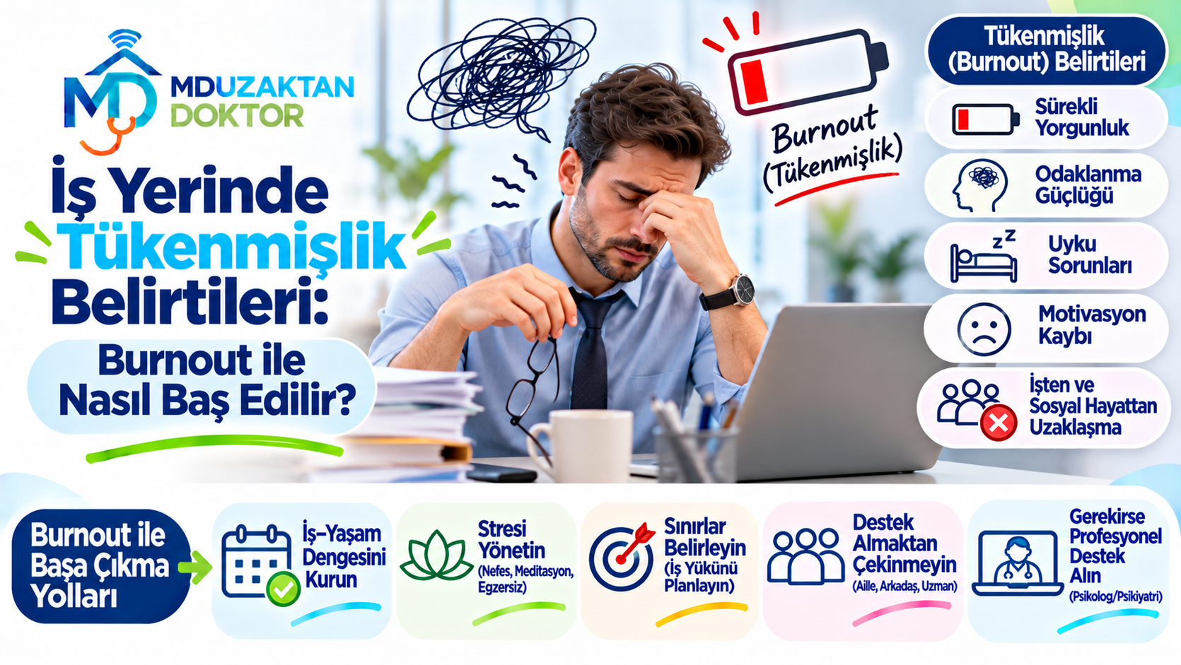 İş Yerinde Tükenmişlik Belirtileri: Burnout ile Nasıl Baş Edilir?