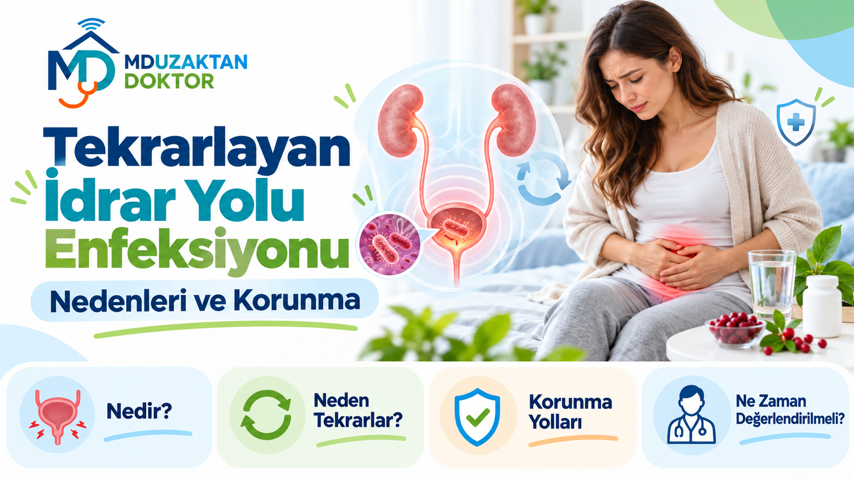 Tekrarlayan İdrar Yolu Enfeksiyonu: Nedenleri ve Korunma